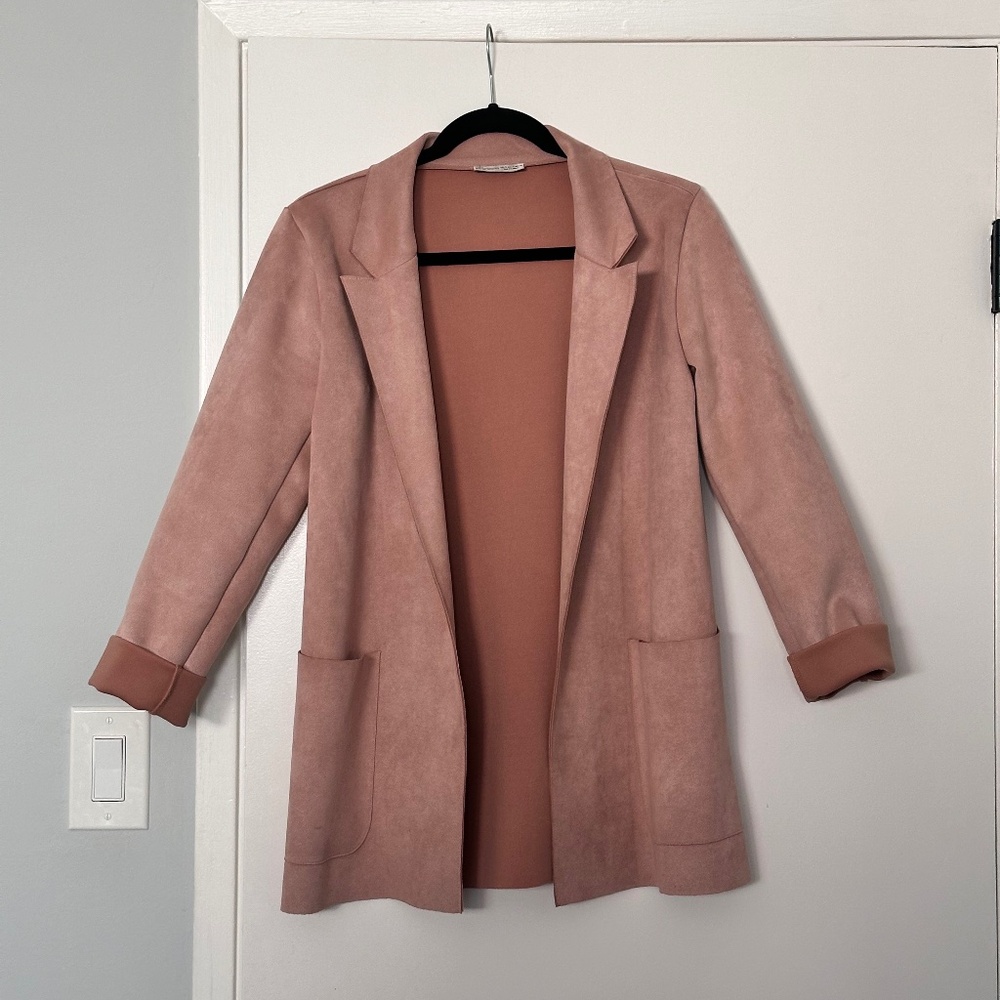 Zara Blush Pink Blazer